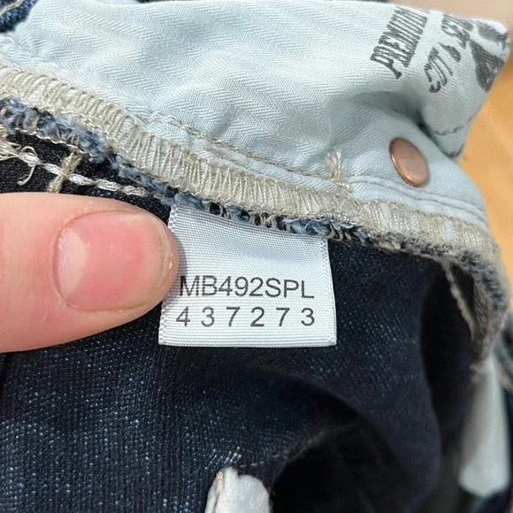 Salvage Supply Co Mens Mayhem Root Regular Fit Jeans Blue Denim Size 33 (34x29) - Picture 8 of 9